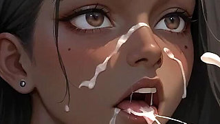 Ebony Queen's Mountain Beach Blowjob - Fantastic XXX!