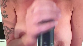 Priscilla Salerno masturbates and enjoys with a vibrator