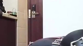 Mz08 - the Puppy Bound in Latex Suit Reaches Climax