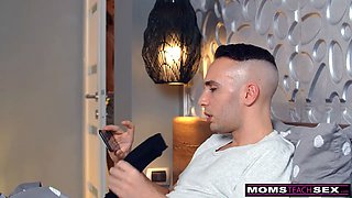 Stepmom Says, I have a better place for your cum!