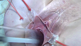 10 Far Spread Pussy Close up Fucking with Lamp 1000 Watt