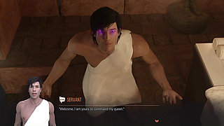 Sexy Queen Lara Cheating with a Servant and Getting Fucked, Visual Novel