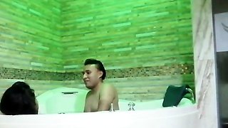 Fucking rich in the jacuzzi