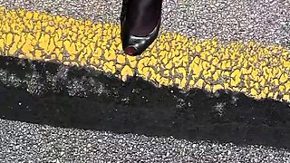 Horny brunette amateur with foot fetish sucks guys toe