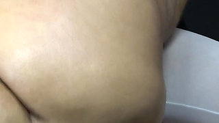 Massage Spanking Punishment - His Hand Left Red Marks on My Butt and I Liked