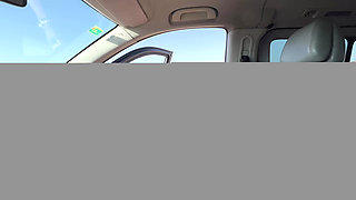 I Catch a Guy in His Car Masturbating. I Take Control of His Cock and Make Him Fuck My Pussy Hard.