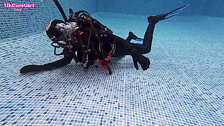 Vintage Mask & 8mm Wetsuit Underwater Scuba Bliss