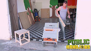 ****** Handjobs Tiffany Watson Jerks Her Old Man's Employee
