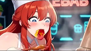 Noirs Funny AI Kitchen Cartoon