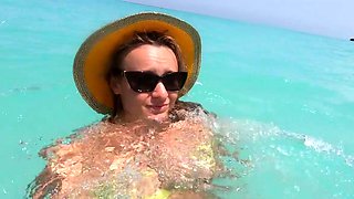 Swimming Naked in Cuba's Atlantic Ocean Waters