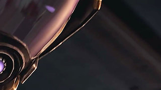 Space Commander Ava Futa Girl 3D Animation - Universal Defenders