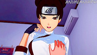 Unaware animation, tenten 3d, naruto shippuden samui
