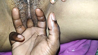 An Indian Wife Is Fingering Herself