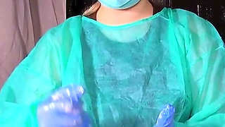 Nurse Decided to Try Out My Dick in Practice, Fast Jerking off