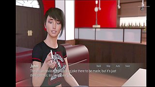 Ecchi brunette teen tries it for the first time