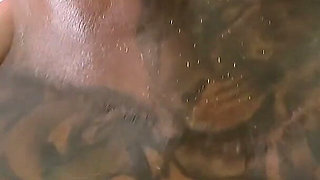 Jmac Creampies the Sexy Ebony Mystique in the Shower