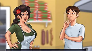Summertime saga, anime porn, mommy
