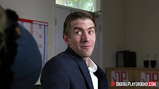 Nicolette Shea's Wild Office Passion Explodes in Sultry Heat