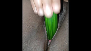 Stepmom fucks her edible dildo