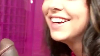 Black with huge dick fucks cute tight teen in a hot outfit