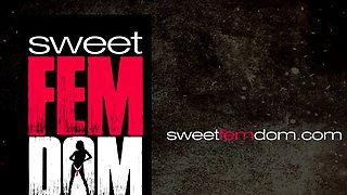 Electra Santiago Edging Her Slaves Cock At SweetFemdom