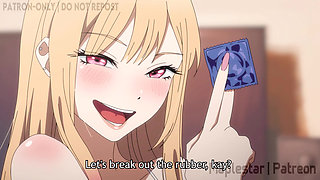 Marin Kitagawa and Gojo Hentai Animation