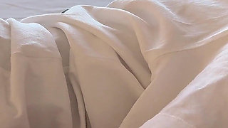 Step Sis Share Bed Arousing Me and I Fuck Her but Didn't Get My Dick Out in Time and Cum Inside Pussy