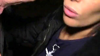 MILF Swinger Wife Scarlett March Sucks off Dogger in the Woods