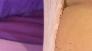 Chunky MILF Katie Coquard From the UK Fingers Her Shaven Cunt in Sexy Lingerie