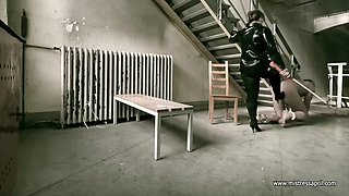 Mistress April In Dominatrix Electrifed