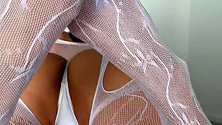 Great Big Boobs On Masturbating Redhead