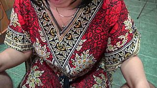 British Indian Cleaning Maid Swallows Her Boss Huge Cumshot