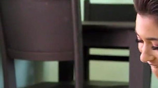 Adult Time - Sabina Rouge Lets Brooklyn Gray Play with Her Pussy While She's Stuck at Cafe!