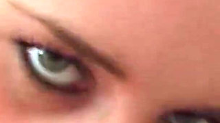 Katja gives nice blowy and swallows cum on her casting