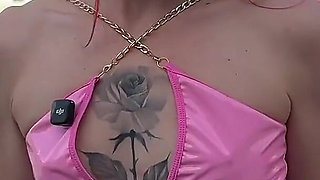 Bad Girl Redhead Stripper Picked up for a Ride on the Smash Bus