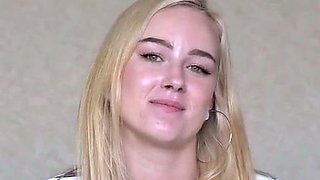 Gorgeous Russian Blonde Gets Full HD Rough Anal Sex On