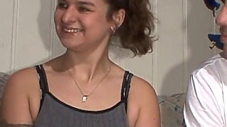 Older German Couple Hot Sex with New Young Neighbor Threesome Creampie