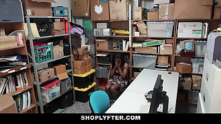 LP officer apprehended and fucked big titty black crook