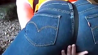 Lifejacket and Jeans on the Beach