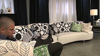Three at Home Scene-4_busty Brunette MILF in Anal Threesome with Her Babysitter and Her Husband