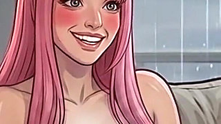 Fucking My Girlfriend's Cousin in Her Face - 2D Animation
