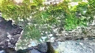 MILF Gets Her Pussy Eaten and Fucked at the River