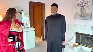 Natasha Nice Unleashes Halloween BBC Hardcore Treat In