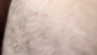 Petite ebony maid fucked and creampied in the kitchen