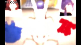 Big Dick Futanari Hentai Animation - Supermarket Blowjob & Cum in Mouth Creampie