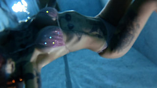 Underwater Night Swim