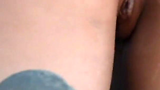 Hot lesbian action in the car