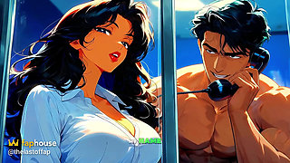 Podcast Host Takes Guest Live on Air - Studio Creampie Hentai - Ai Animation