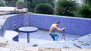 Sneaking Into Thick Latina's Pool