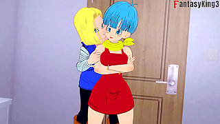 Android 18 convinces Vulma to fuck Gohan - DragonBall Zex Series